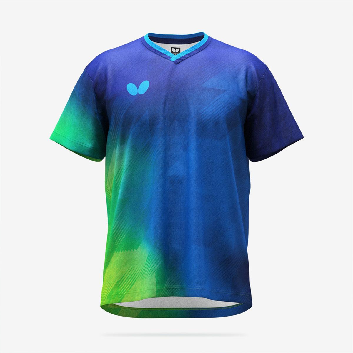 Butterfly Selasia Shirt - Blue - Front
